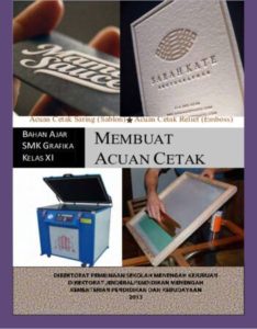 Pembuatan Acuan Cetak 3 Kelas 11 SMK