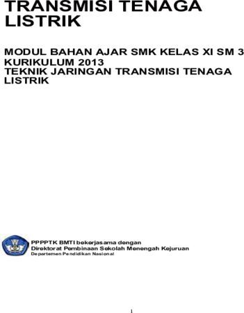 Transmisi Tenaga Listrik 3 Kelas 11 SMK