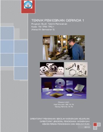 Teknik Pemesinan Gerinda 5 Kelas 12 SMK