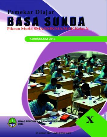 Buku Siswa Basa Sunda 10 Kelas 10 Revisi 2013