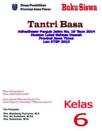 Buku Siswa Tantri Basa 6 Kelas 6 Revisi 2016