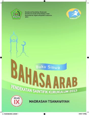 Buku Siswa Bahasa Arab Kelas 9 Revisi 2016