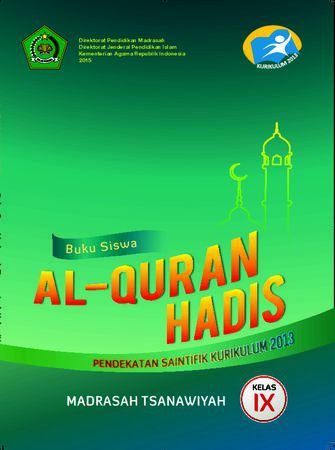 Buku Siswa Al-Qur'an Hadis Kelas 9 Revisi 2016